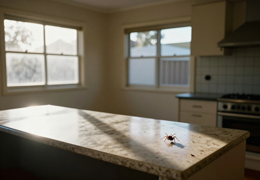 Wasp nest under the eaves of an Alexandria home before removal